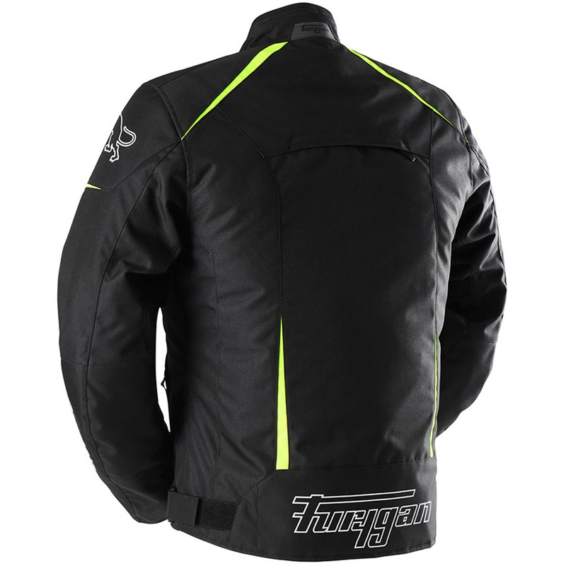 Kurtka motocyklowa Furygan Yori czarno-biało-fluo-żółta