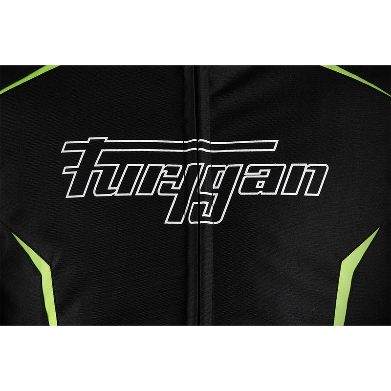 Kurtka motocyklowa Furygan Yori czarno-biało-fluo-żółta