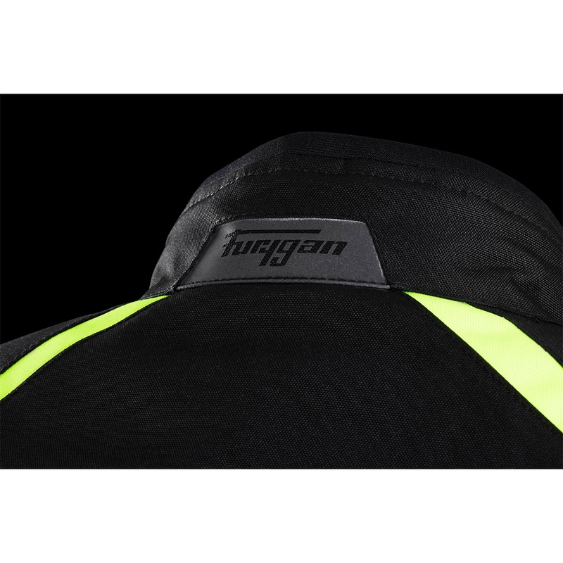 Kurtka motocyklowa Furygan Yori czarno-biało-fluo-żółta