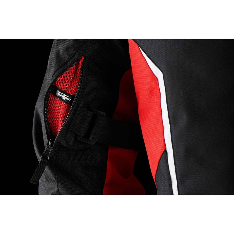 Kurtka motocyklowa Furygan Yori czarno-czerwono-biała