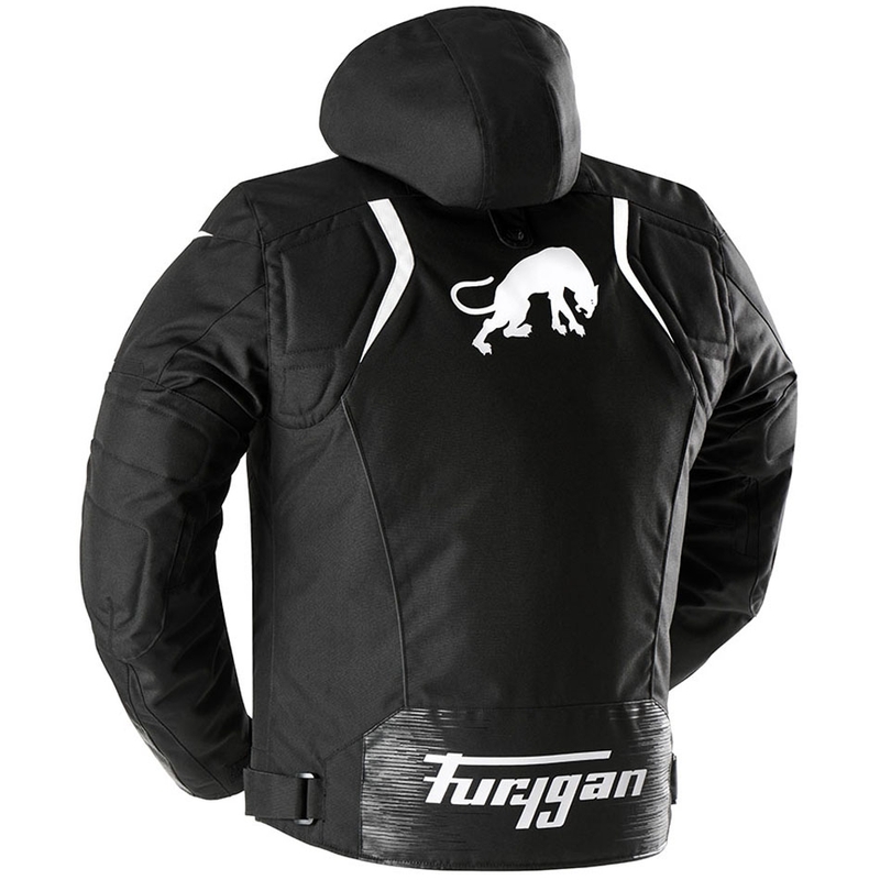 Kurtka motocyklowa Furygan Shard czarno-biała