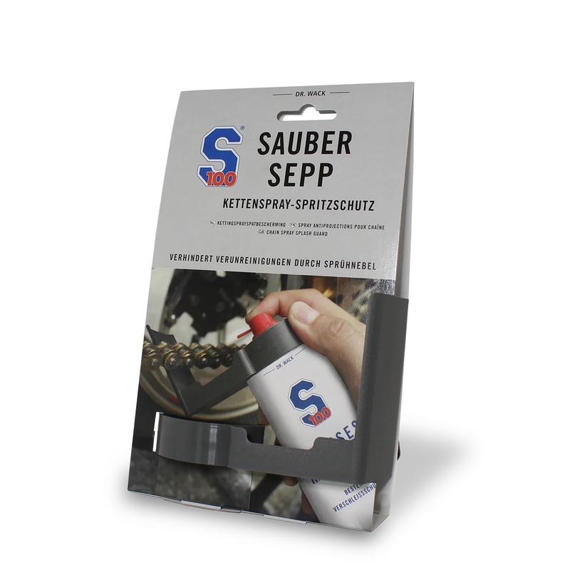 Nakładka na spryskiwacz łańcucha S100 Sauber Sepp czarna