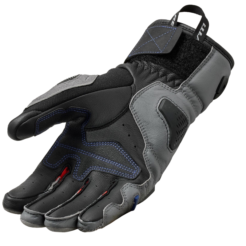 Rękawice motocyklowe Revit Sand 5 szaro-czerwone