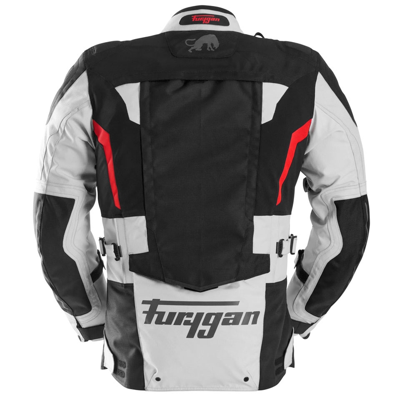 Kurtka motocyklowa Furygan Montroc Kevlar® Primaloft® 3IN1+ czarno-beżowo-czerwona