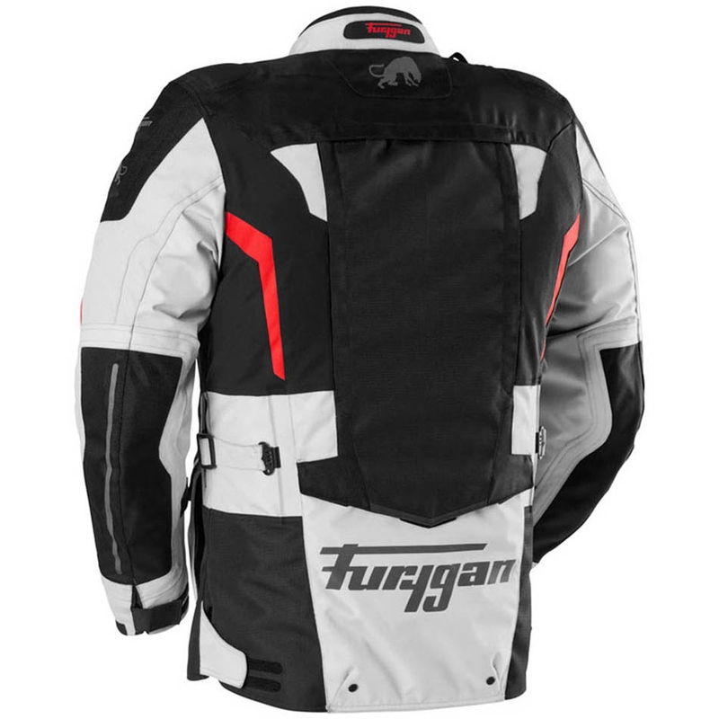Kurtka motocyklowa Furygan Montroc Kevlar® Primaloft® 3IN1+ czarno-beżowo-czerwona