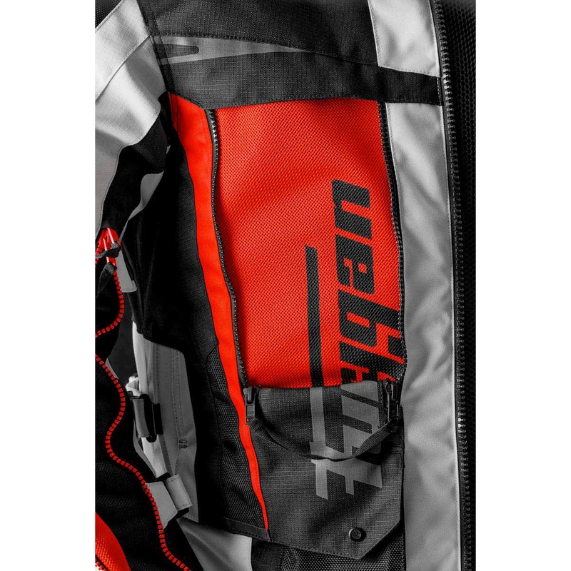 Kurtka motocyklowa Furygan Montroc Kevlar® Primaloft® 3IN1+ czarno-beżowo-czerwona