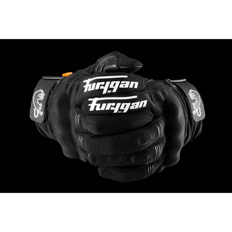 Rękawice motocyklowe Furygan Jet D3O Evo czarno-białe