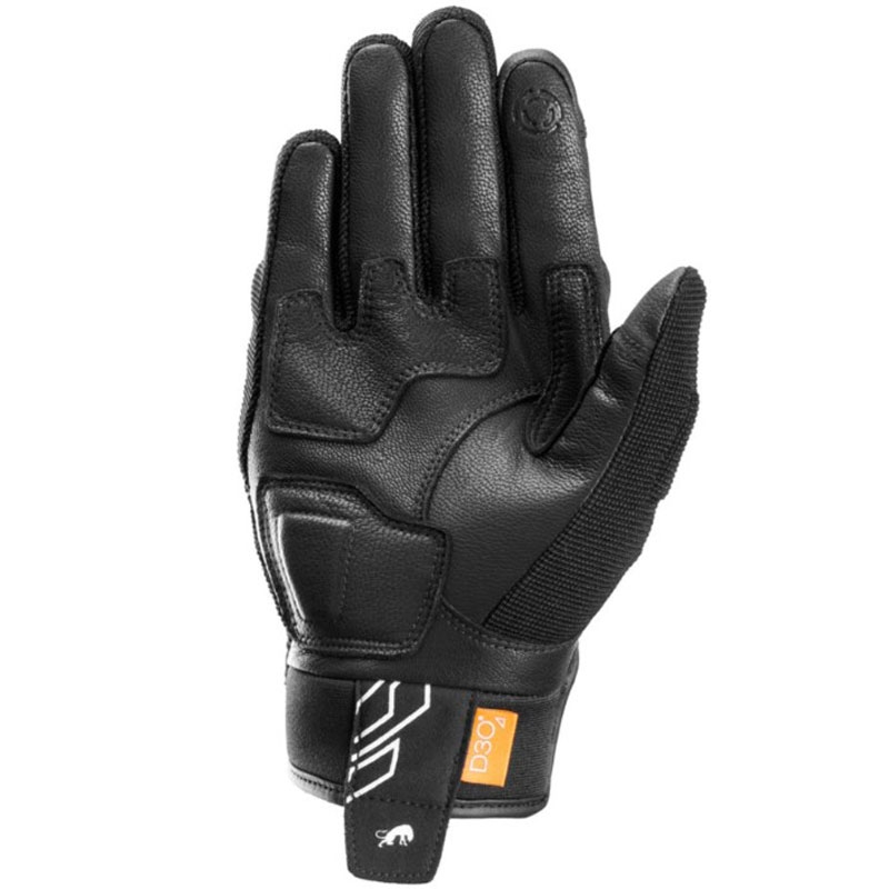 Rękawice motocyklowe Furygan Jet Neon D3O czarno-białe