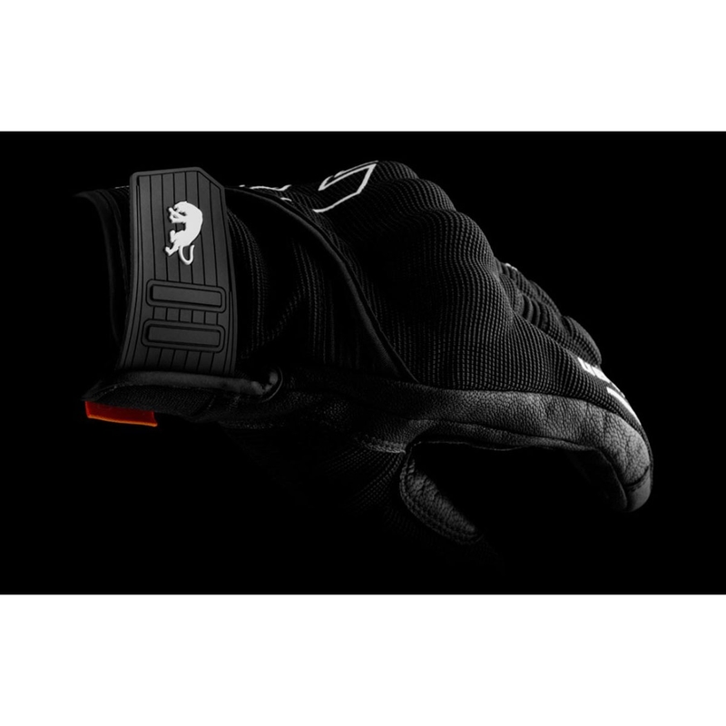 Rękawice motocyklowe Furygan Jet Neon D3O czarno-białe