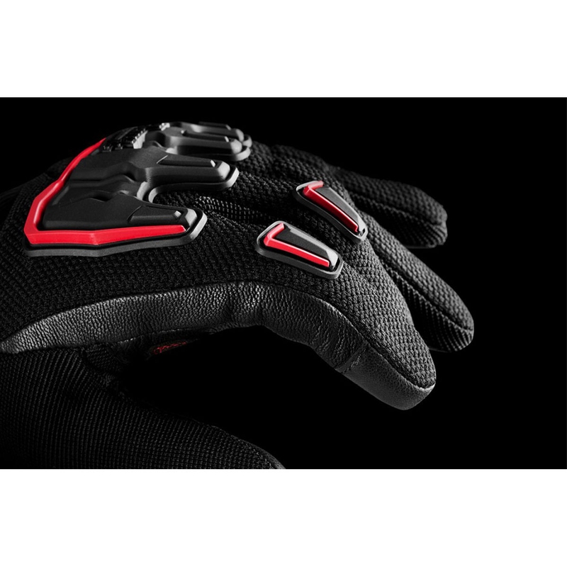 Rękawice motocyklowe Furygan Shade czarno-czerwone