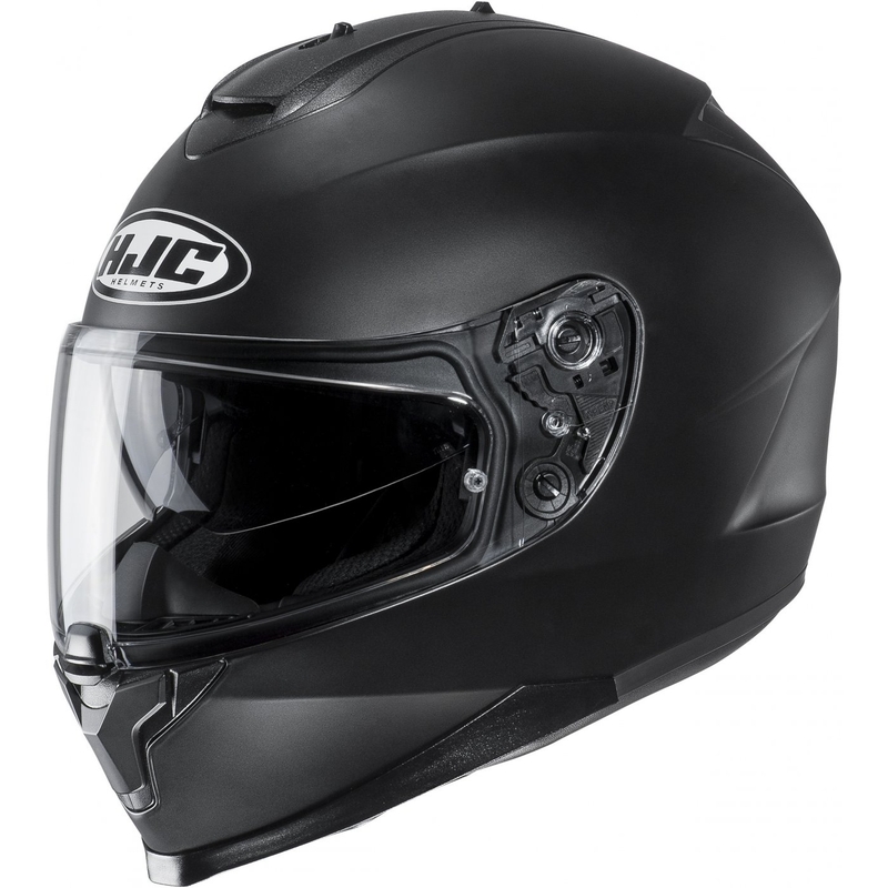 Kask motocyklowy integralny HJC C70N Solid Semi flat czarny