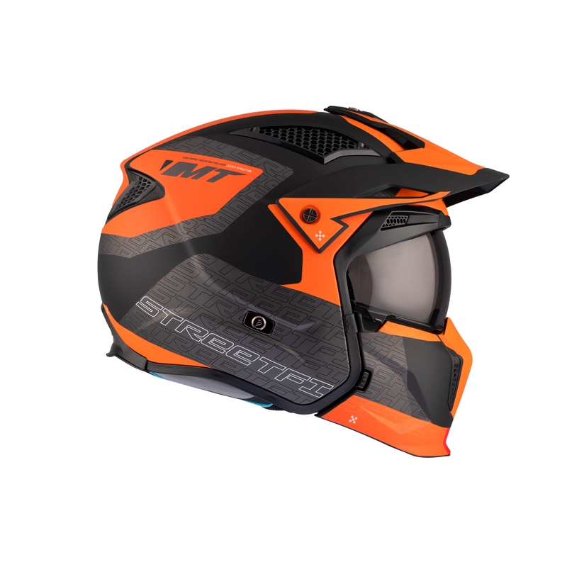Otwarty hełm z maską MT Streetfighter SV Totem B4