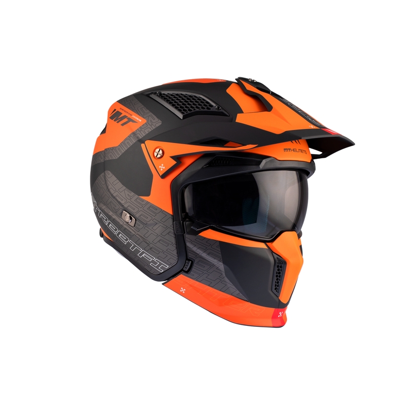 Otwarty hełm z maską MT Streetfighter SV Totem B4