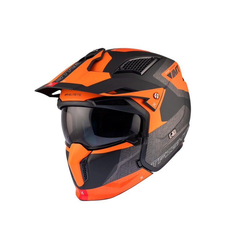 Otwarty hełm z maską MT Streetfighter SV Totem B4