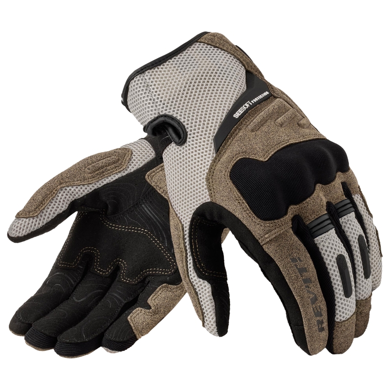 Revit Cavern Damskie Rękawice Motocyklowe Piaskowo-Czarne