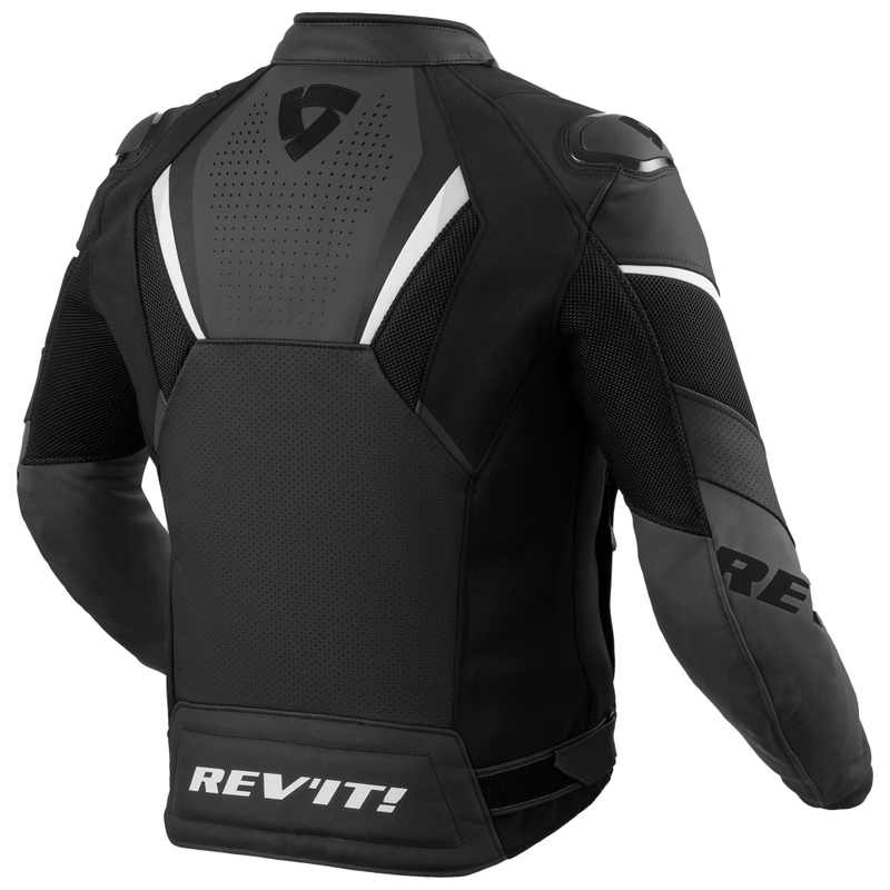 Kurtka motocyklowa skórzana Revit Automate w kolorze czarnym