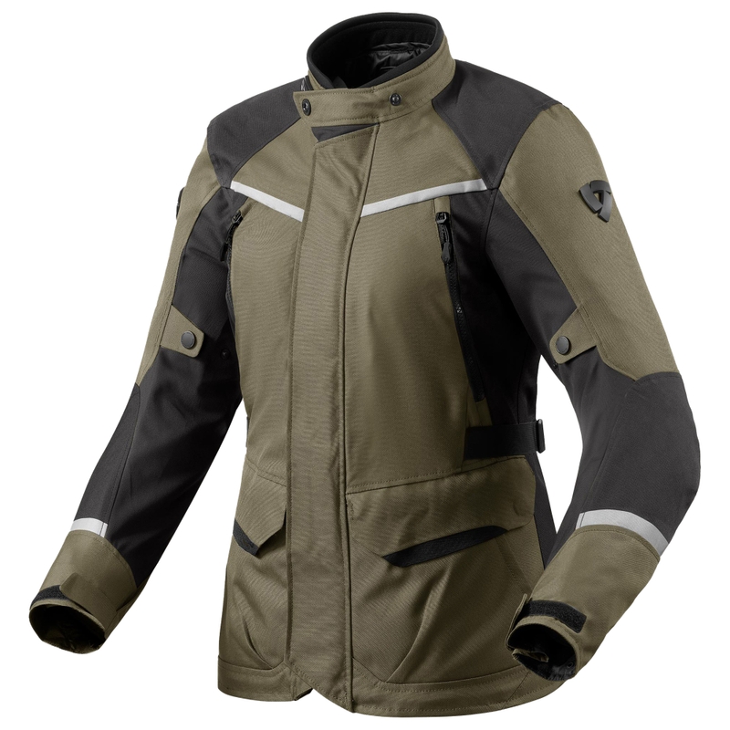 Kurtka motocyklowa damska Revit Voltiac 3 H2O zielono-antracytowa