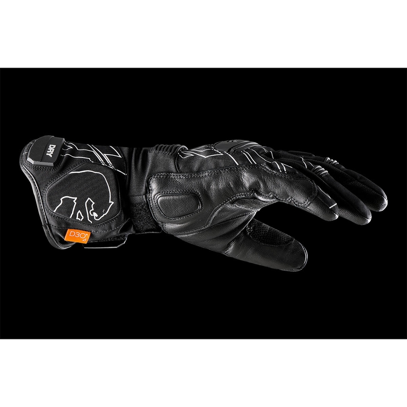 Rękawice motocyklowe Furygan Starker D3O® PrimaLoft® 37.5® czarno-białe
