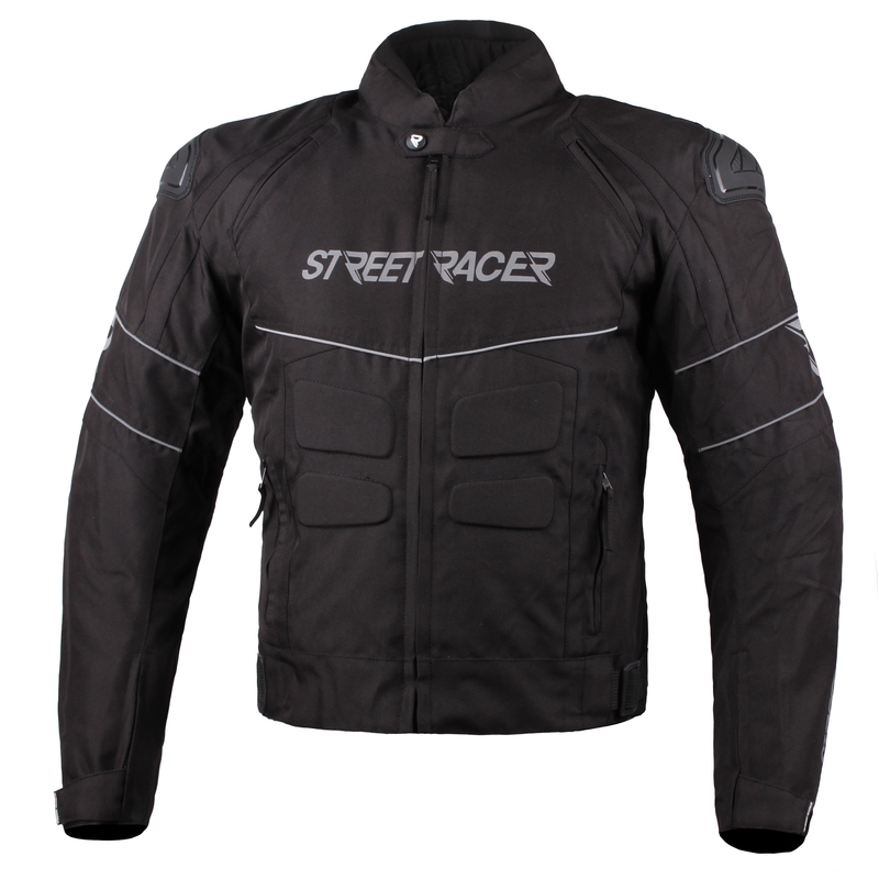Kurtka motocyklowa Street Racer Spark czarna wyprzedaż