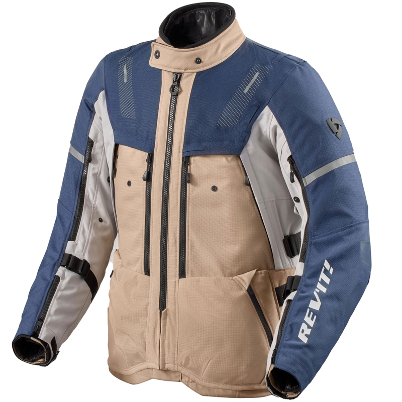 Kurtka motocyklowa Revit Sand 5 H2O piaskowo-niebieska