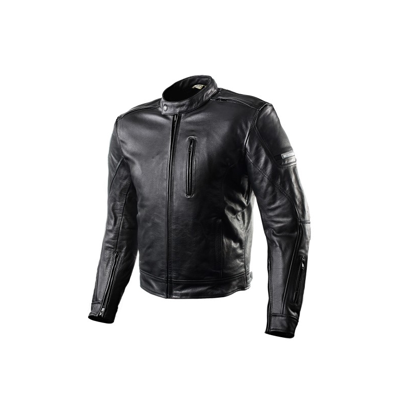 Skórzana kurtka motocyklowa Shima Hunter+ czarna
