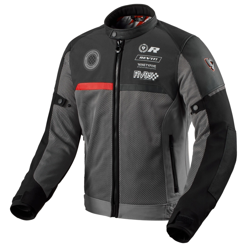 Kurtka motocyklowa Revit Swiftblade czarno-czerwona