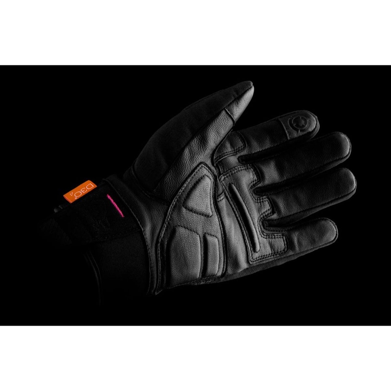 Damskie rękawice motocyklowe Furygan Jet Lady All Season D3O® Evo czarno-różowe