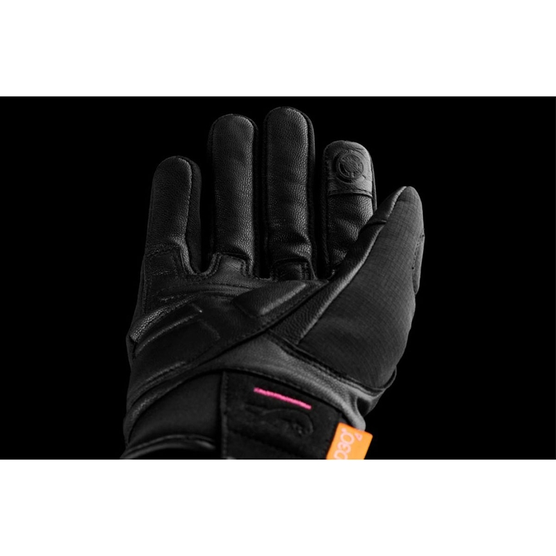 Damskie rękawice motocyklowe Furygan Jet Lady All Season D3O® Evo czarno-różowe