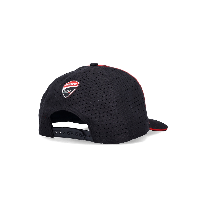Ducati Laser Performance Midvisor Cap czarno-czerwony