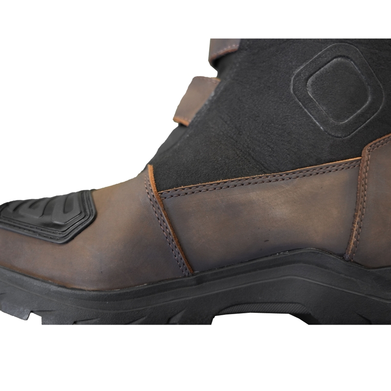 Buty motocyklowe Street Racer Adventure Low WP brązowe - II. jakość