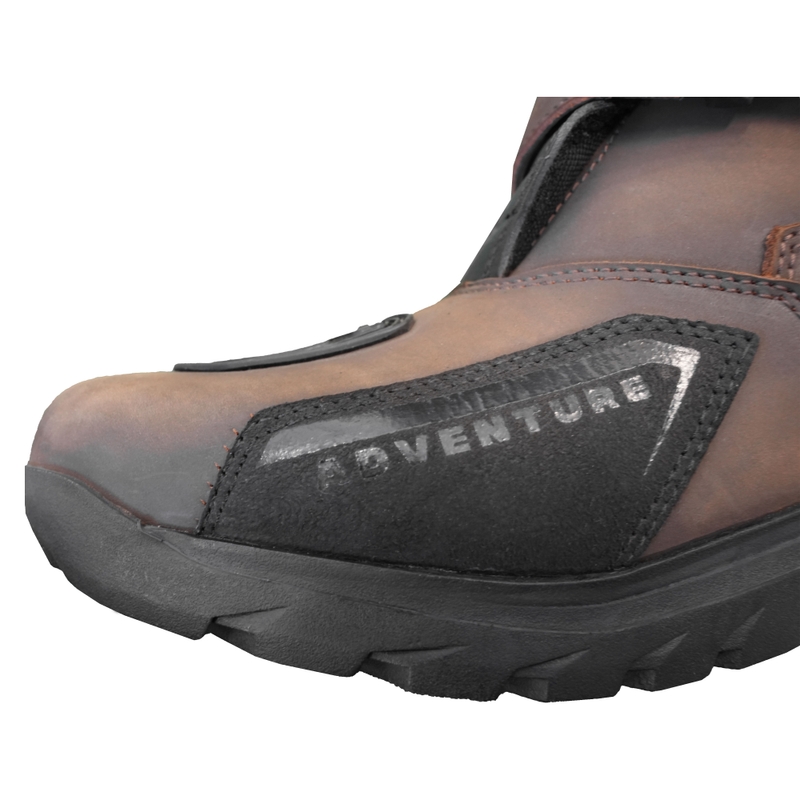 Buty motocyklowe Street Racer Adventure Low WP brązowe - II. jakość