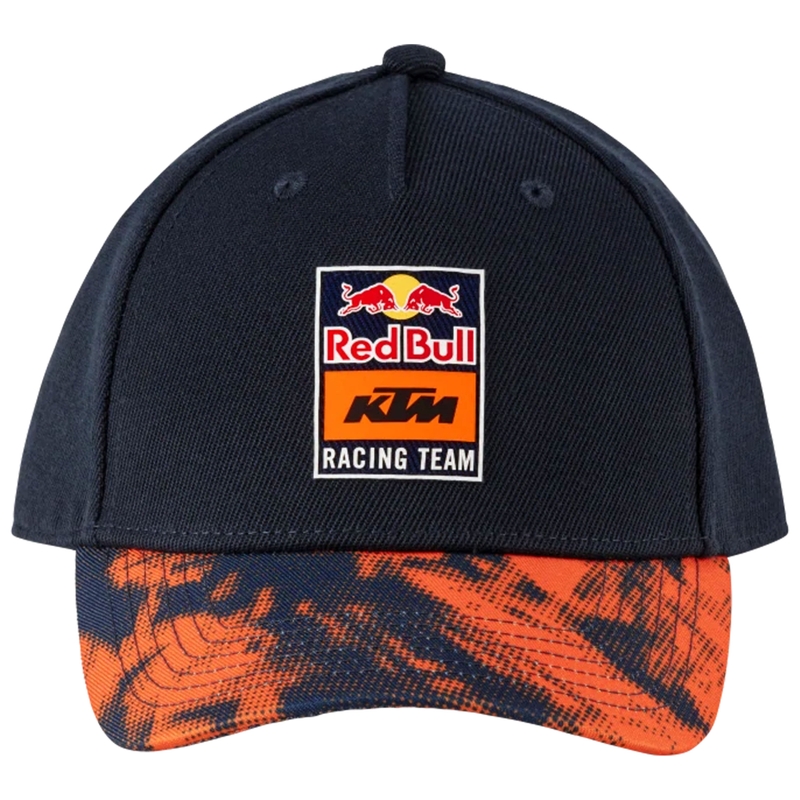 Czapka KTM Grid Cap dla dzieci niebiesko-pomarańczowa