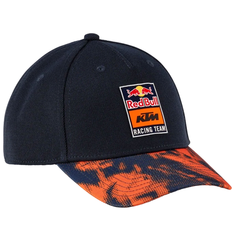 Czapka KTM Grid Cap dla dzieci niebiesko-pomarańczowa