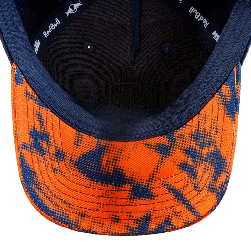 Czapka KTM Grid Cap dla dzieci niebiesko-pomarańczowa