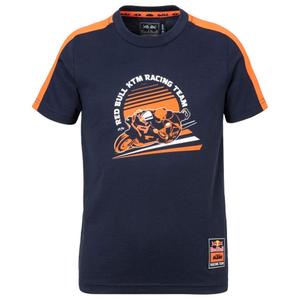 KTM Red Bull Racing Grid Dziecięca Koszulka T-shirt Niebiesko-Pomarańczowa