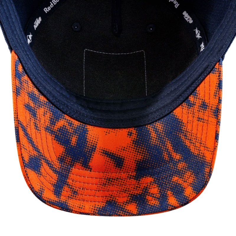 Czapka KTM Red Bull Racing Grid Cap niebiesko-pomarańczowa