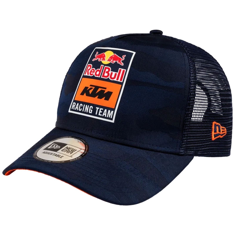 Czapka KTM Red Bull Racing Grid Trucker niebiesko-pomarańczowa