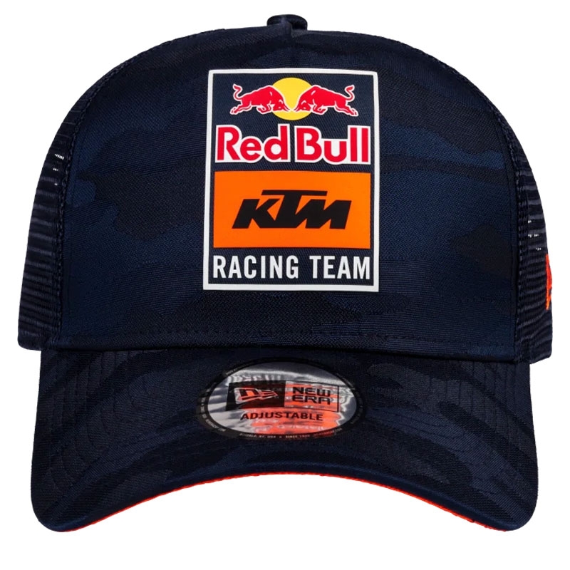 Czapka KTM Red Bull Racing Grid Trucker niebiesko-pomarańczowa
