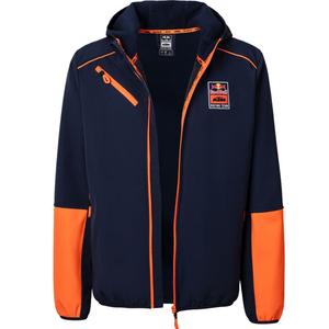 Kurtka softshell KTM Red Bull Racing Grid niebiesko-pomarańczowa