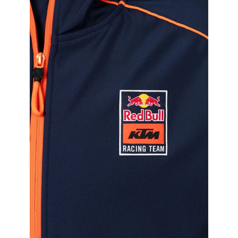 Kurtka softshell KTM Red Bull Racing Grid niebiesko-pomarańczowa