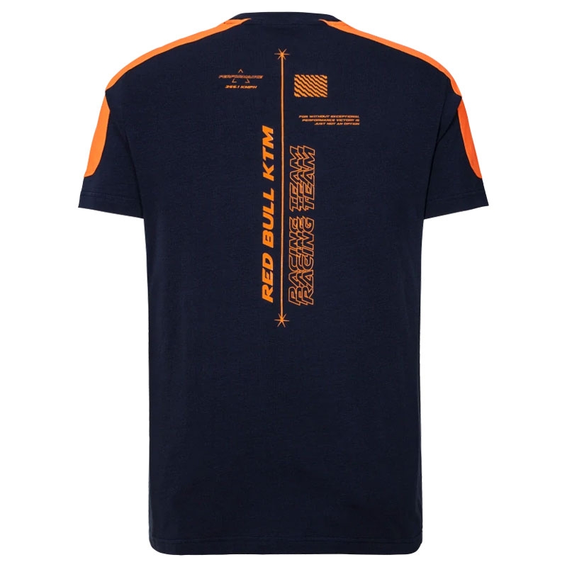 Koszulka KTM Red Bull Racing Grid niebiesko-pomarańczowa