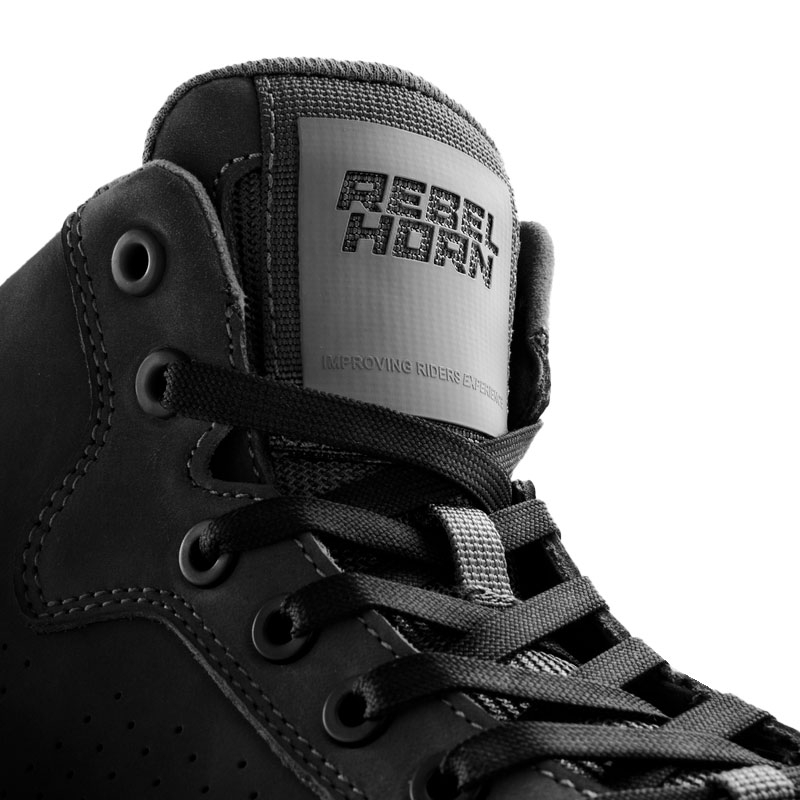 Buty motocyklowe skórzane Rebelhorn Spike czarne