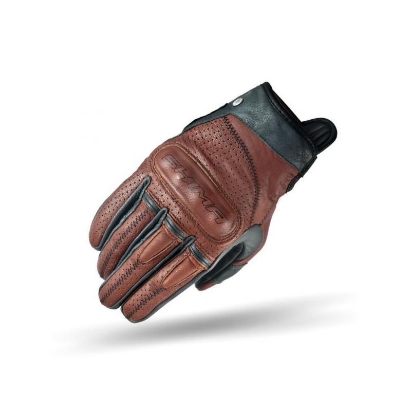 Rękawice motocyklowe Shima Caliber brązowe