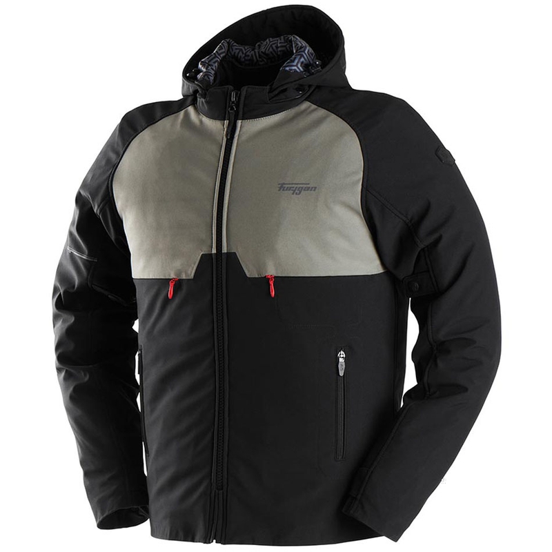 Kurtka motocyklowa Furygan Addax czarno-khaki zielona