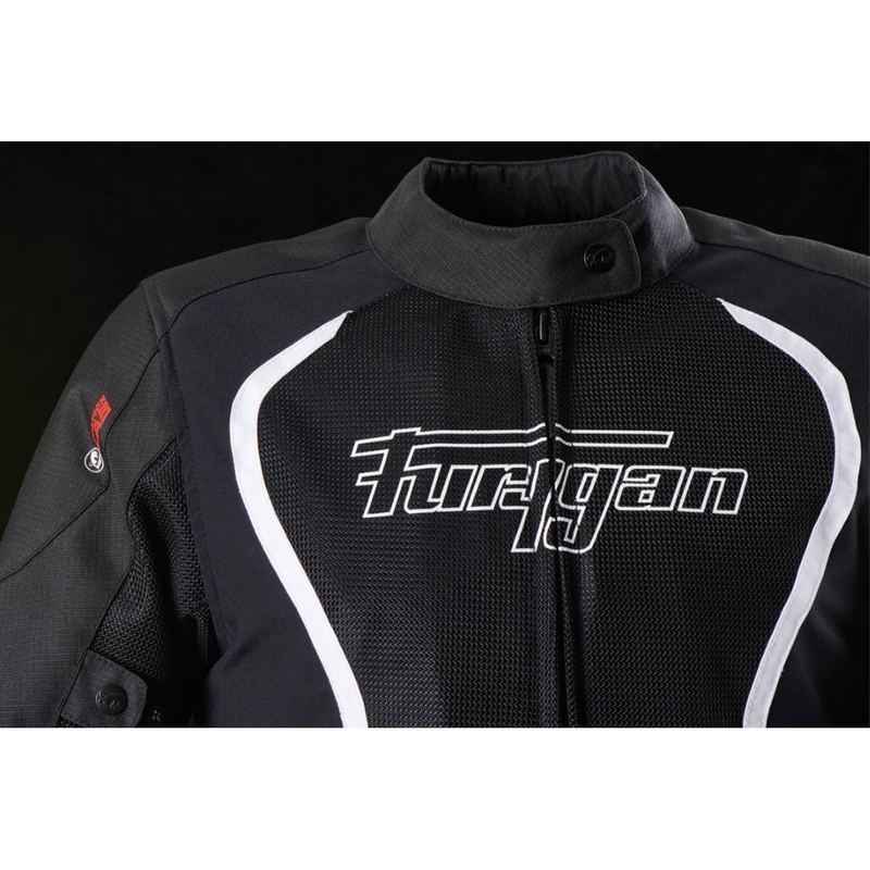 Kurtka motocyklowa damska Furygan Odessa Vented 3 w 1 czarno-biała