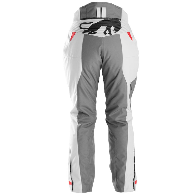 Spodnie motocyklowe damskie Furygan Killington Lady szaro-beżowo-czerwone