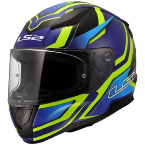 Kask motocyklowy integralny LS2 FF353 Rapid II Flitz fluo żółto-niebieski