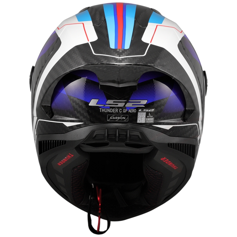 Kask motocyklowy integralny LS2 FF805 Thunder C GP Aero Raute niebiesko-czerwony
