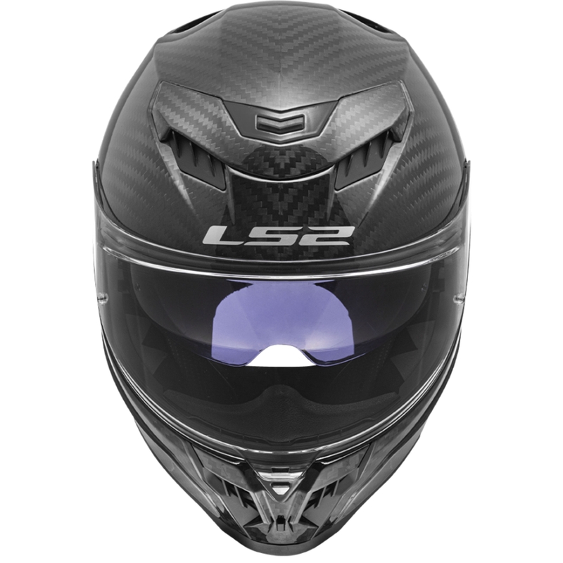 Kask motocyklowy integralny LS2 FF807 Dragon Carbon matowy czarny