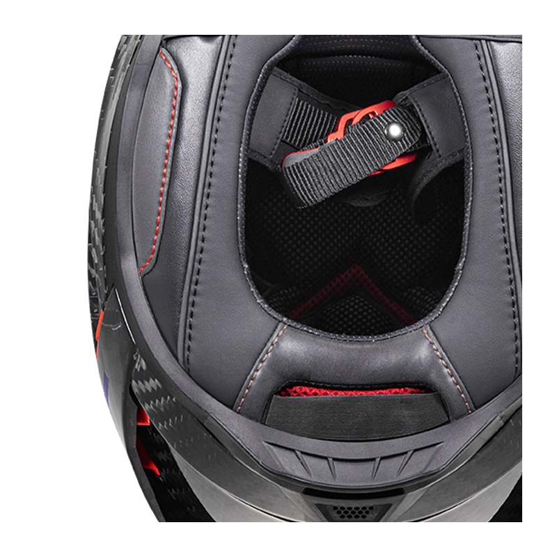 Kask motocyklowy integralny LS2 FF807 Dragon Carbon matowy czarny